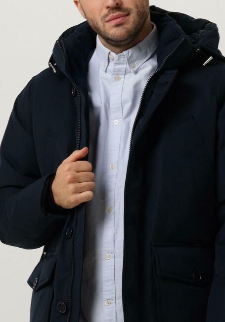 TOMMY HILFIGER Parkas ROCKIE NON FUR DOWN PARKA Bleu foncé - large