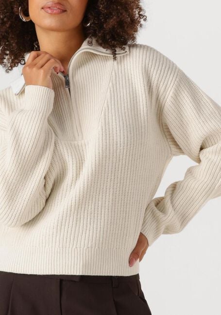 Creme ENVII Trui ENWASHINGTON LS HALF ZIP KNIT 7284 - large