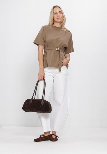 MY ESSENTIAL WARDROBE MWHOTTIE 157 HIGH BARREL Pantalons en blanc - large