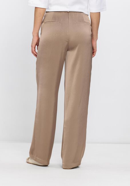 Taupe NEO NOIR Wijde broek EMMETT HEAVY SATEEN PANTS - large
