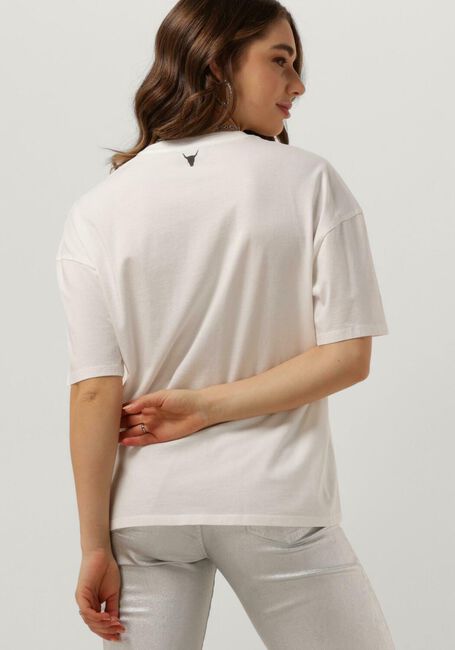 ALIX THE LABEL T-shirt LADIES KNITTED THE LABEL T-SHIRT en blanc - large