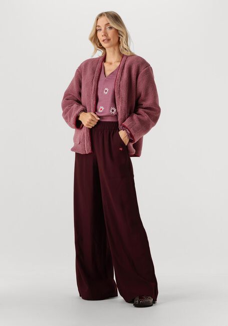 YDENCE Manteau Teddy JACKET SALLY en violet - large