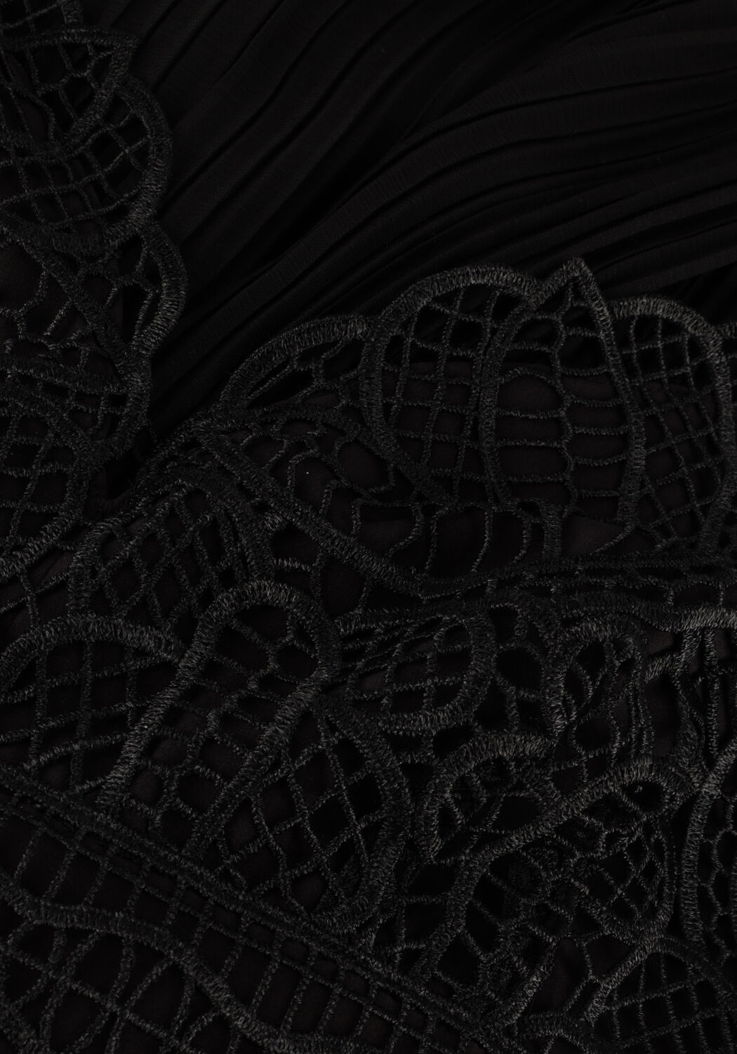 Zwarte GUESS Jumpsuit AMIAH PLEATED JUMPSUIT - large