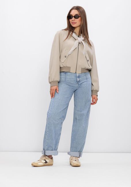 DRYKORN Wide jeans LIABLE BARREL en bleu - large