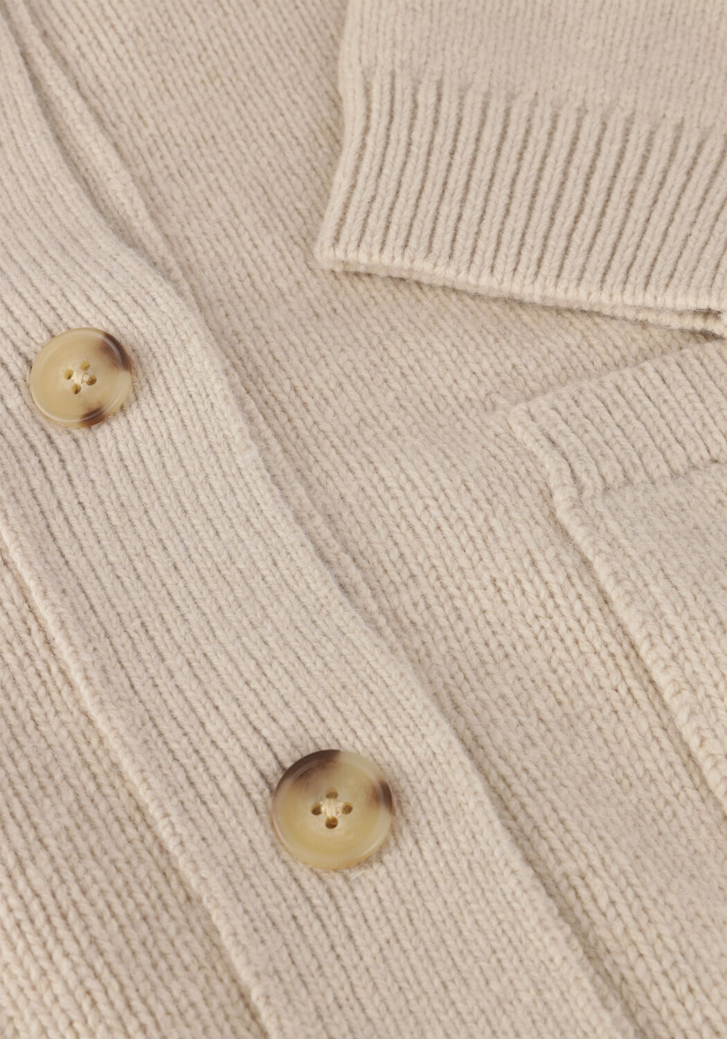 Beige MSCH COPENHAGEN Vest MSCHCARIA CARDIGAN - large