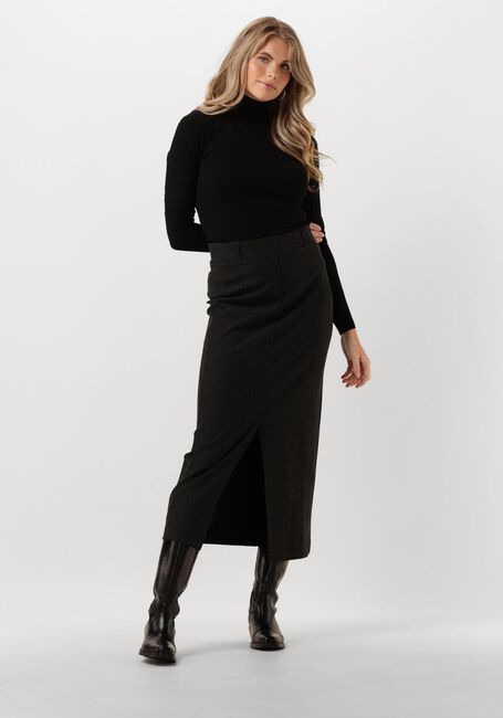 JANSEN AMSTERDAM Col roulé V113 SHIRT WITH TURTLE NECK AND LONG SLEEVE en noir - large