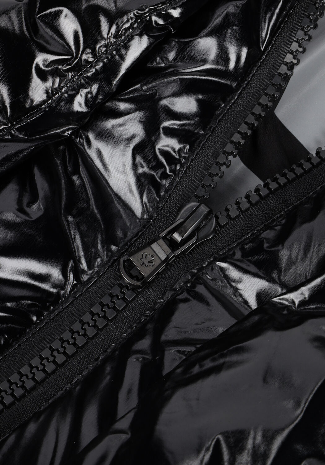 Zwarte CANADIAN Gewatteerde jas EUGENIE MID - large