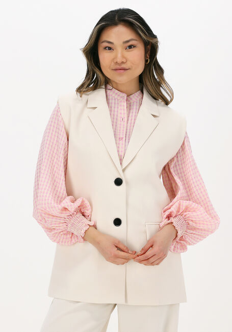 YDENCE Gilet GILET DEMI en beige - large