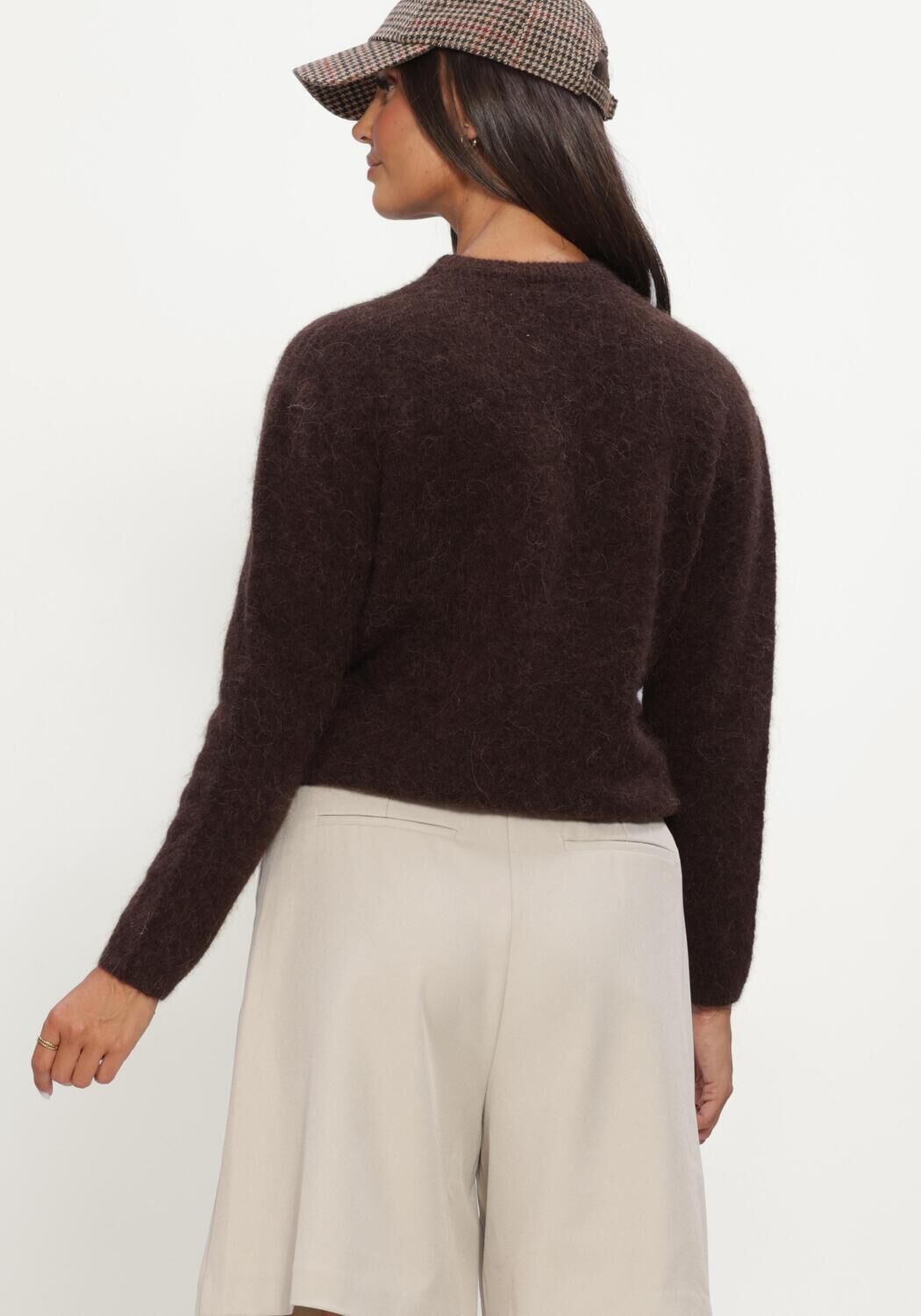 BOII STUDIOS Pull TILDE en marron - large