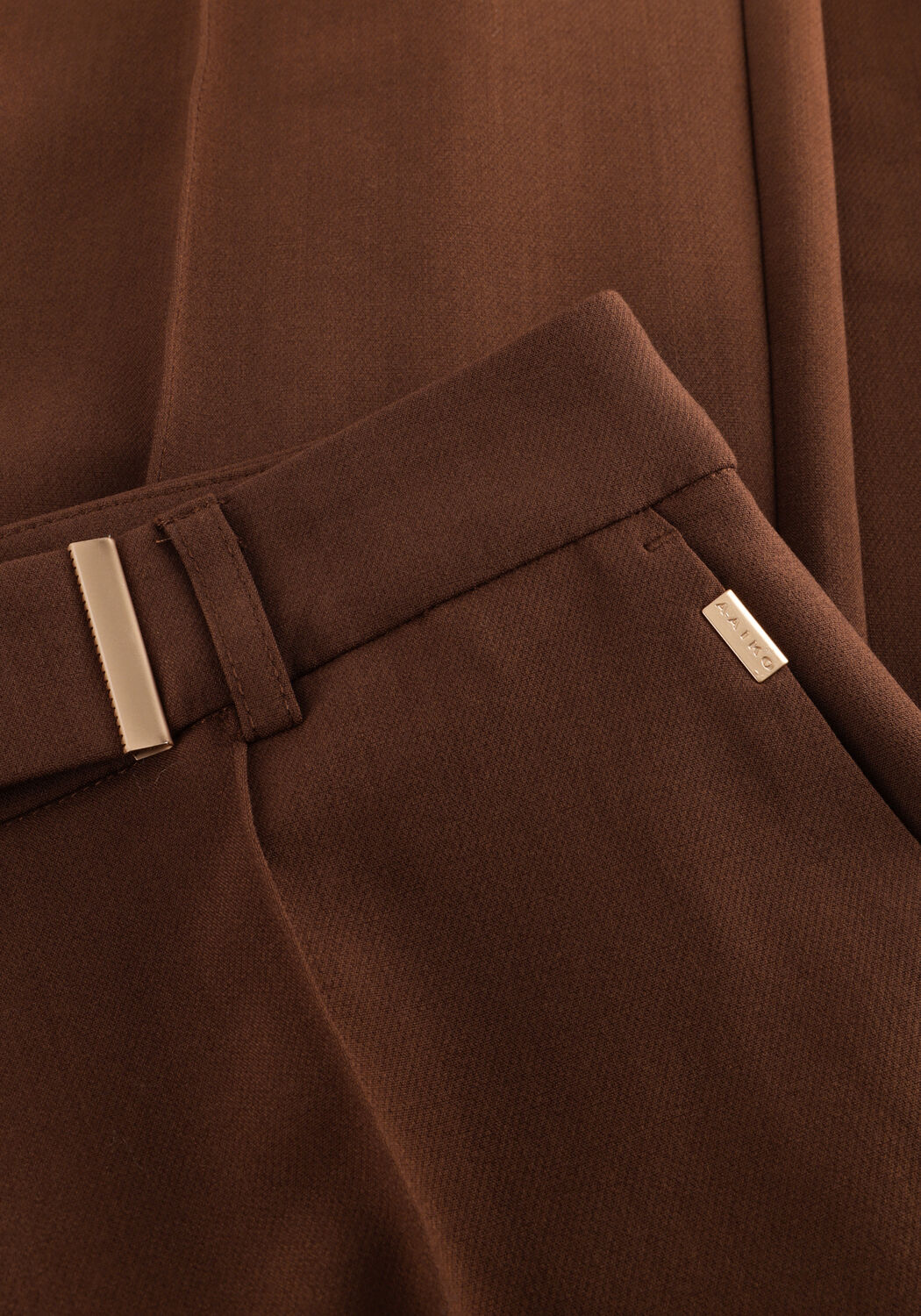 Bruine AAIKO Flared broek CHANTALLE R PES 345 - large