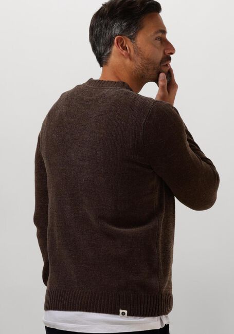 ANERKJENDT Pull AKSUNE CHENILLE KNIT en marron - large