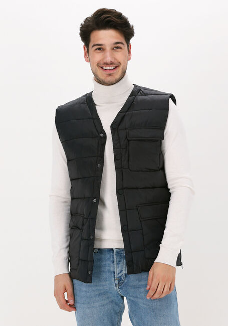 ANERKJENDT Veste sans manches AKRASMUS PADDED GILET en noir - large