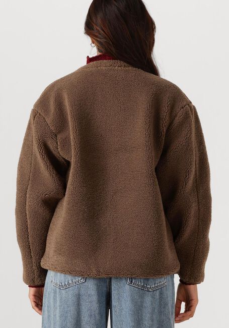 YDENCE Manteau Teddy JACKET SALLY en marron - large