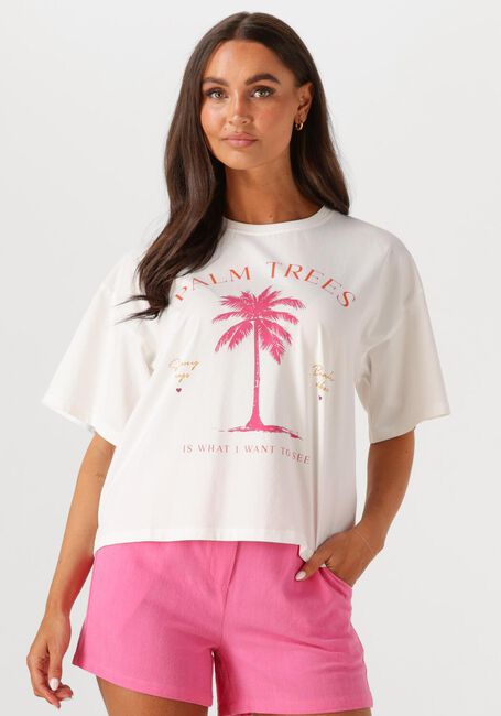 Roze YDENCE T-shirt T-SHIRT PALM TREES - large