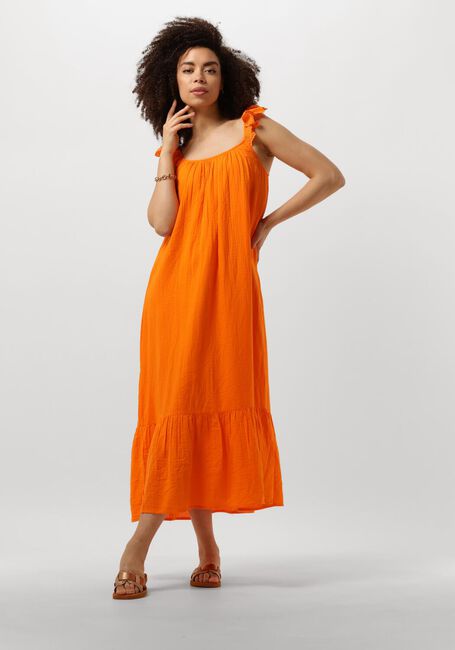 Y.A.S. Robe maxi YASLOULOU STRAP LONG DRESS en orange - large
