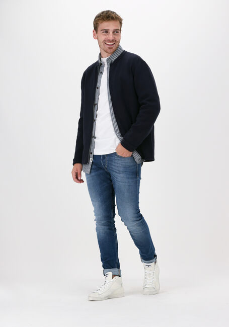 ANERKJENDT Chemise décontracté AKLOUIS STRIPE CHAMBRAY SHIRT en bleu - large