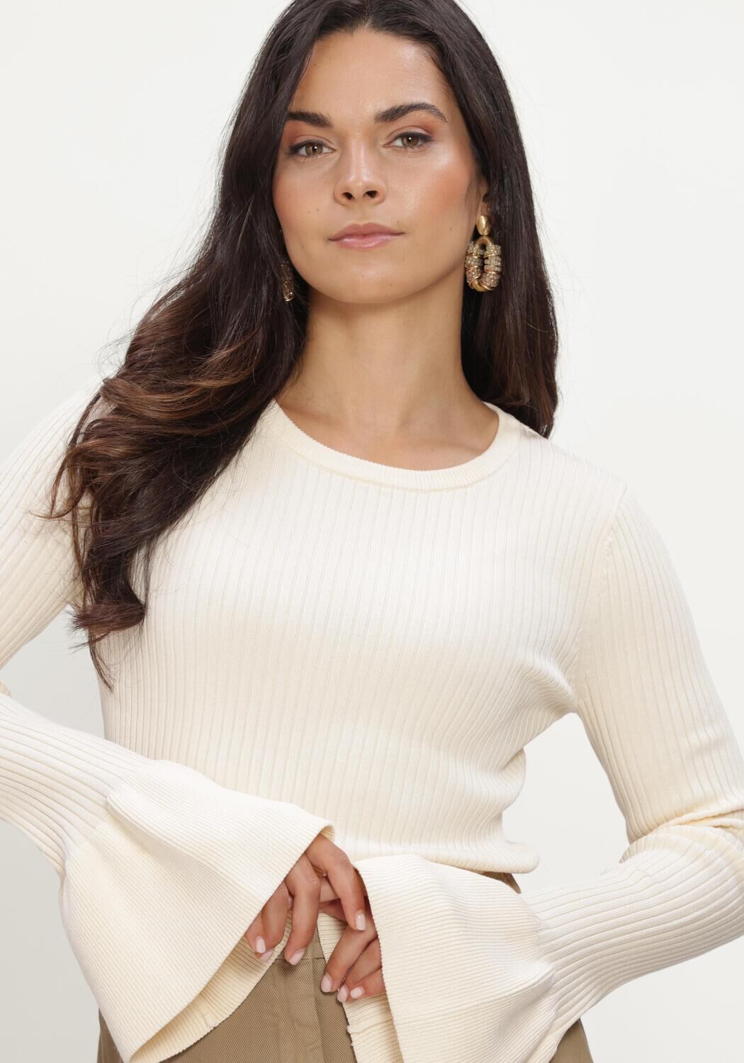 LINA LOCCHI Pull LL-BINE Cr&egrave;me - large