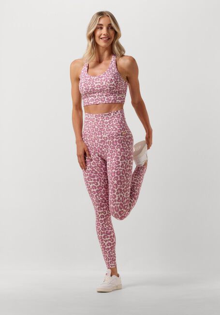 Roze DEBLON SPORTS Legging CLASSIC LEGGINGS HIGH WAISTBAND - large