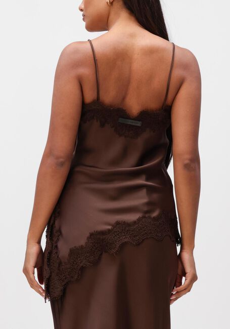 HAUTE L'AMITI&Eacute; NAOMI ASYM LINGERIE TOP Hauts & T-shirts en marron - large