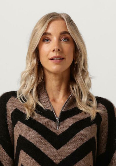 Bruine Y.A.S. Coltrui YASKAVALLI LS KNIT PULLOVER - large