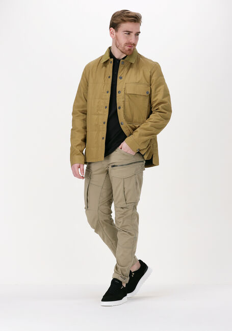G-STAR RAW Veste matelassé POSTINO QUILTED OVERSHIRT en camel - large
