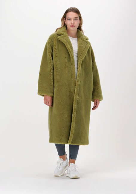 Groene STAND STUDIO Teddy jas MARIA COAT TEDDY - large