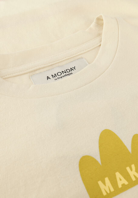 A MONDAY IN COPENHAGEN T-shirt BIG MESS T-SHIRT Écru - large