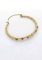 NOTRE-V BANGLE STONE MULTI Bracelet en or - medium