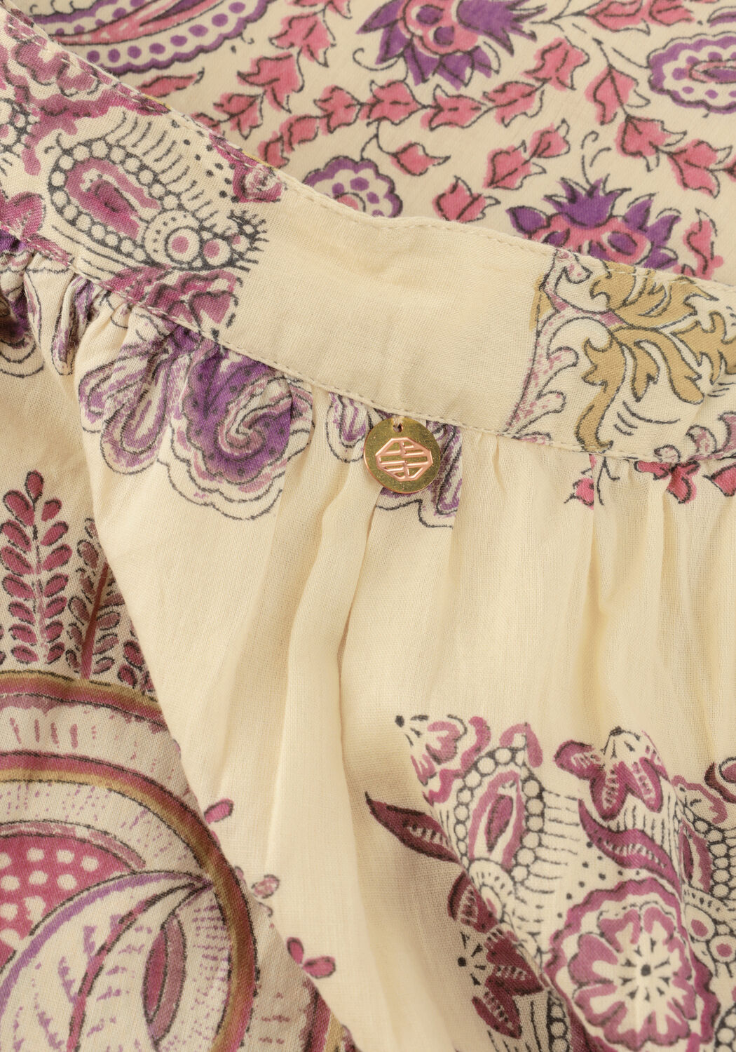 ANTIK BATIK Jupe maxi JANE SKIRT Cr&egrave;me - large