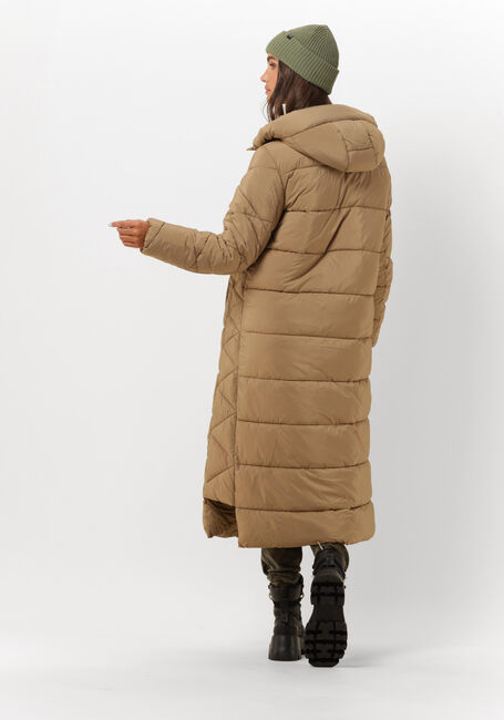 Bruine Y.A.S. Gewatteerde jas YASLIRA LONG PADDED COAT - large