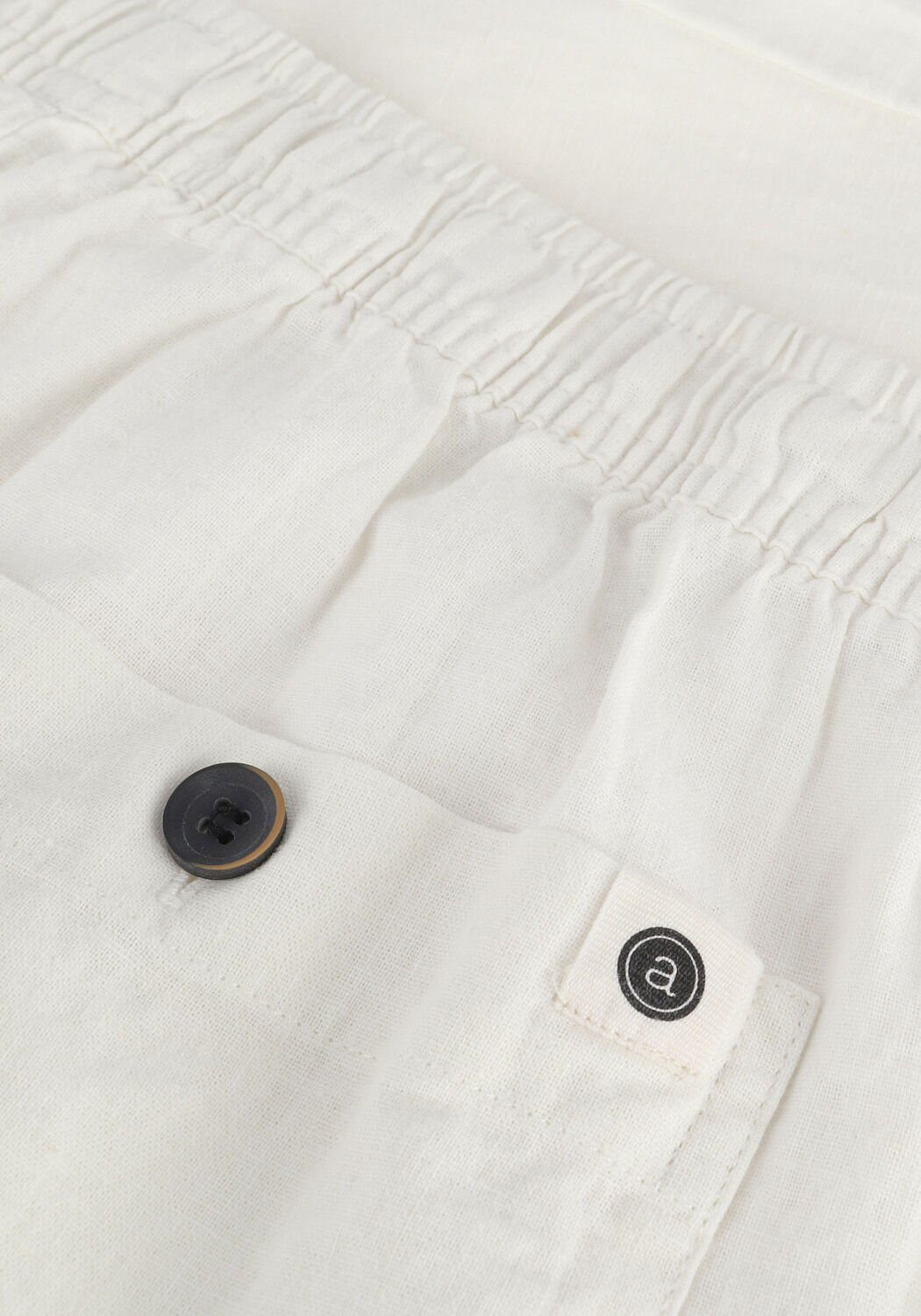 Gebroken wit ANERKJENDT Chino AKJULIUS LINEN PANTS - large