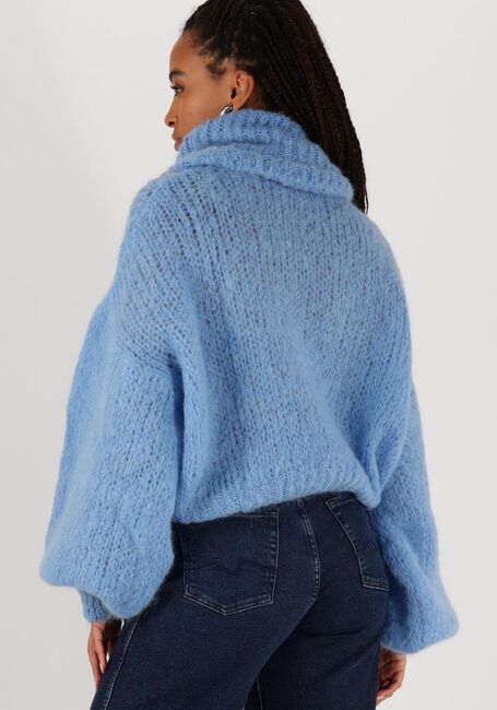 Blauwe AMERICAN DREAMS Coltrui PEPPER ROLL NECK CROPPED - large
