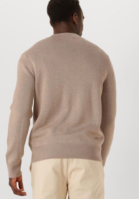 SELECTED HOMME Gilet SLHTRAY LS MERINO CHUNKY V-NECK CARDIGAN en beige - large