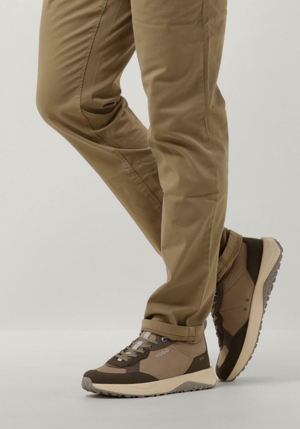 HUGO Baskets basses KANE RUNN en gris - large