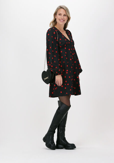 Zwarte ENVII Mini jurk ENCORALINE DRESS 6859 - large