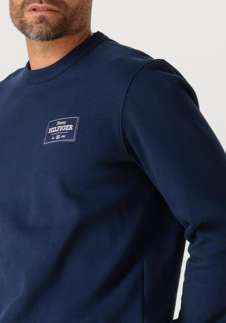TOMMY HILFIGER Chandail MONOTYPE LABEL SWEATSHIRT en bleu - large