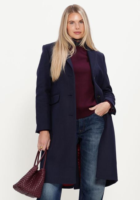 TOMMY HILFIGER Manteau WOOL CLASSIC SB COAT Bleu fonc&eacute; - large