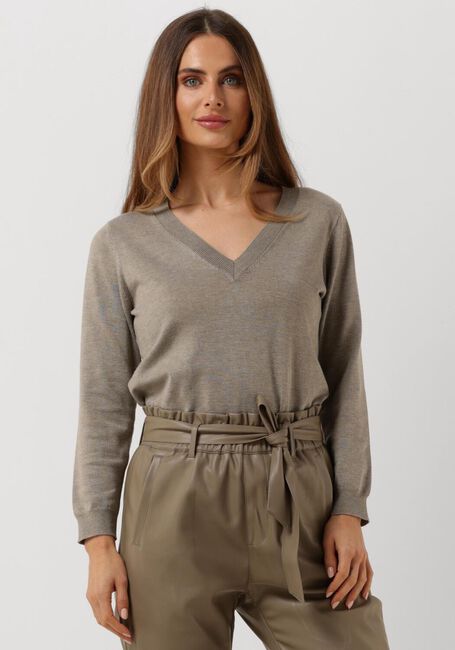 Beige MINUS Trui MILLA 3/4 SLEEVE KNIT PULLOVER - large