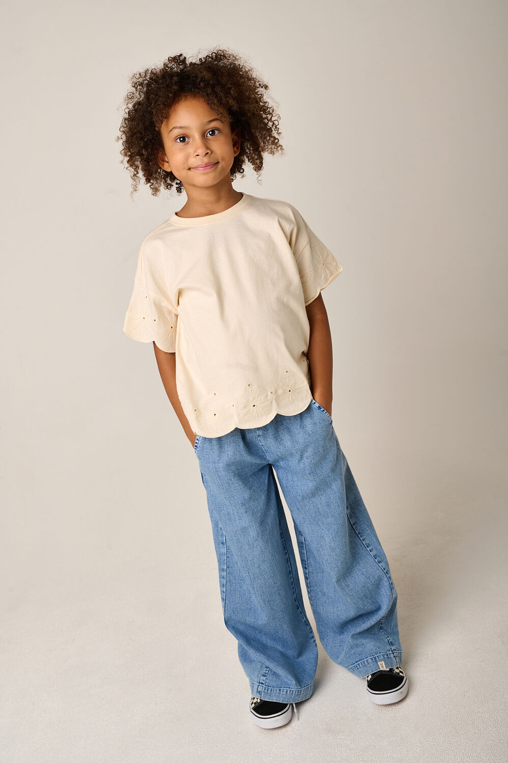 TUMBLE 'N DRY Pantalon large MORA en bleu - large