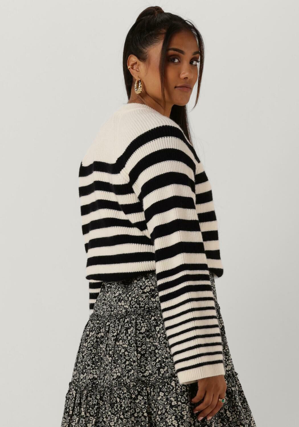 Gebroken wit SECOND FEMALE Trui MATEA KNIT O NECK Omoda