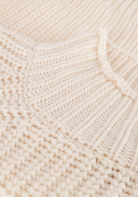 Gebroken wit NOTRE-V Trui HEAVY KNIT TOP Gebroken wit NOTRE-V Trui HEAVY KNIT TOP - large