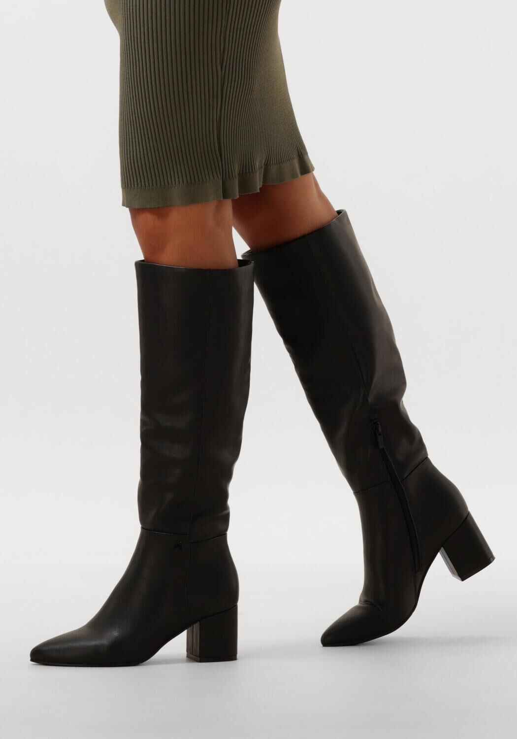 MEXX Bottes hautes PLUCK MILA en noir - large