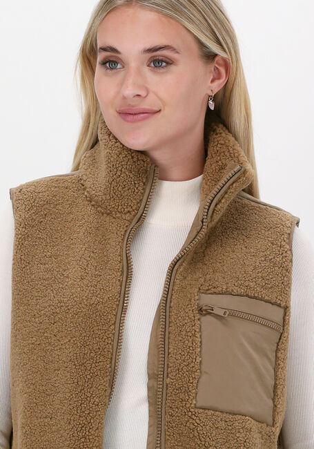 ENVII Veste sans manches ENMADISON VEST 6769 en beige - large