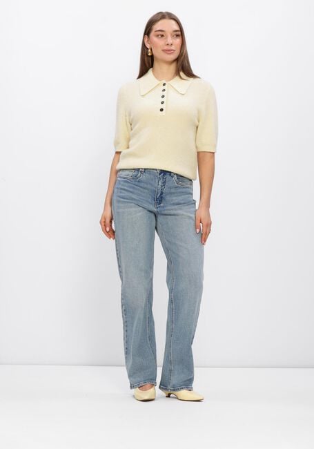 GESTUZ Pull GZALPHA SS POLO PULLOVER en beige - large