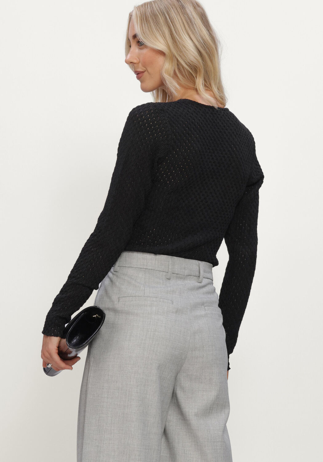 Zwarte COPENHAGEN MUSE  CMBOBBIE-BLOUSE - large