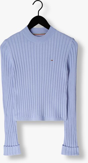 Lichtblauwe TOMMY JEANS Trui BXY RIB SWEATER - large