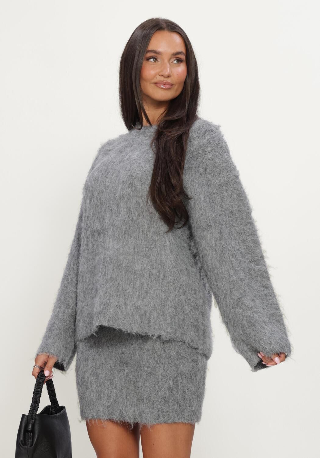 NOTRE-V Pull NV-ILKE en gris - large