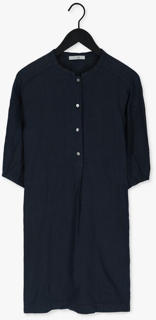 BY-BAR Mini robe MEL LINEN DRESS Bleu foncé - large