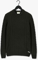 FORÉT Pull GROW WOOL CABLE KNIT Olive