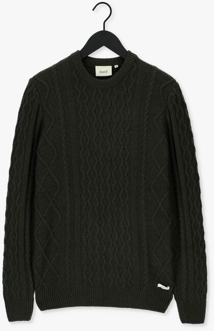 FORÉT Pull GROW WOOL CABLE KNIT Olive - large